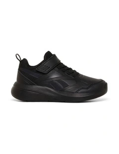 Rush Run 6.0 Synthetic Elastic Lace And Top Strap Sport In Black