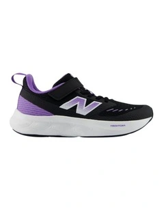625 Self-Fastening Pre-School Sport in Black/White