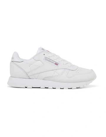 Leather Sneakers in White
