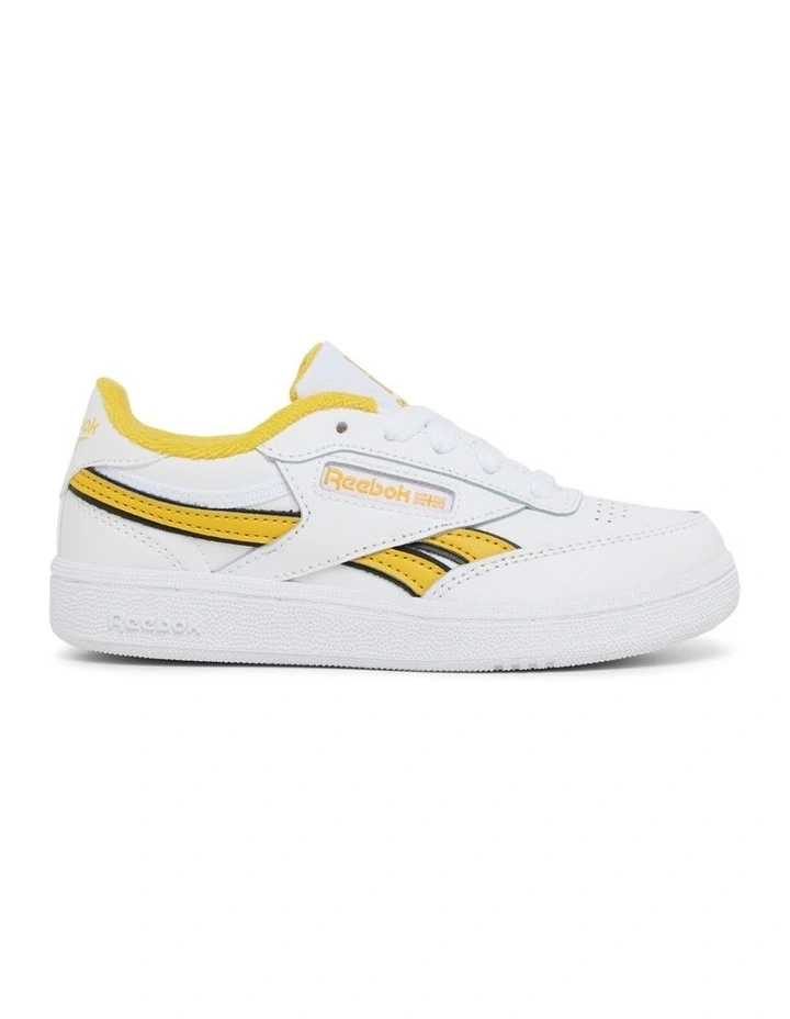 Club Revenge Sneakers in White/Yellow image 1