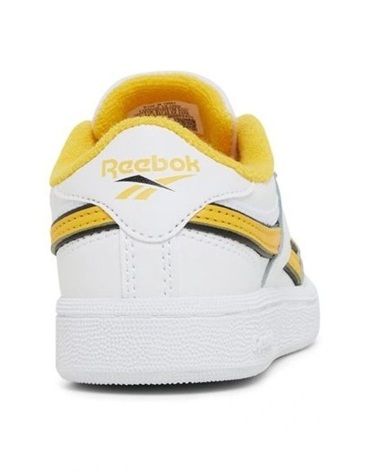Club Revenge Sneakers in White/Yellow image 2