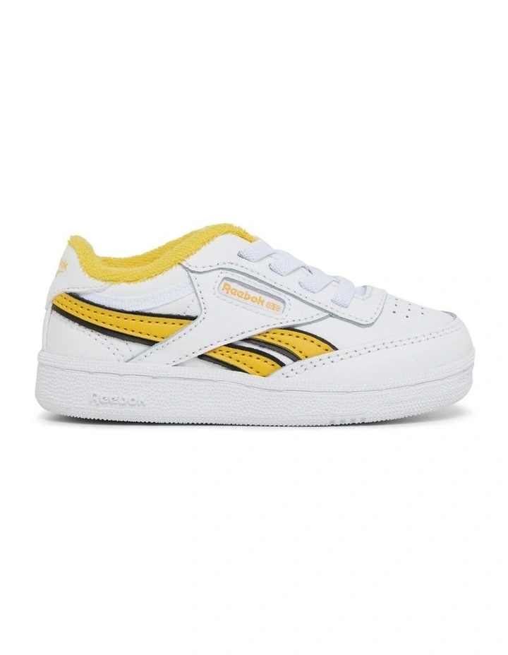 Club C Revenge Sneakers in White/Yellow image 1