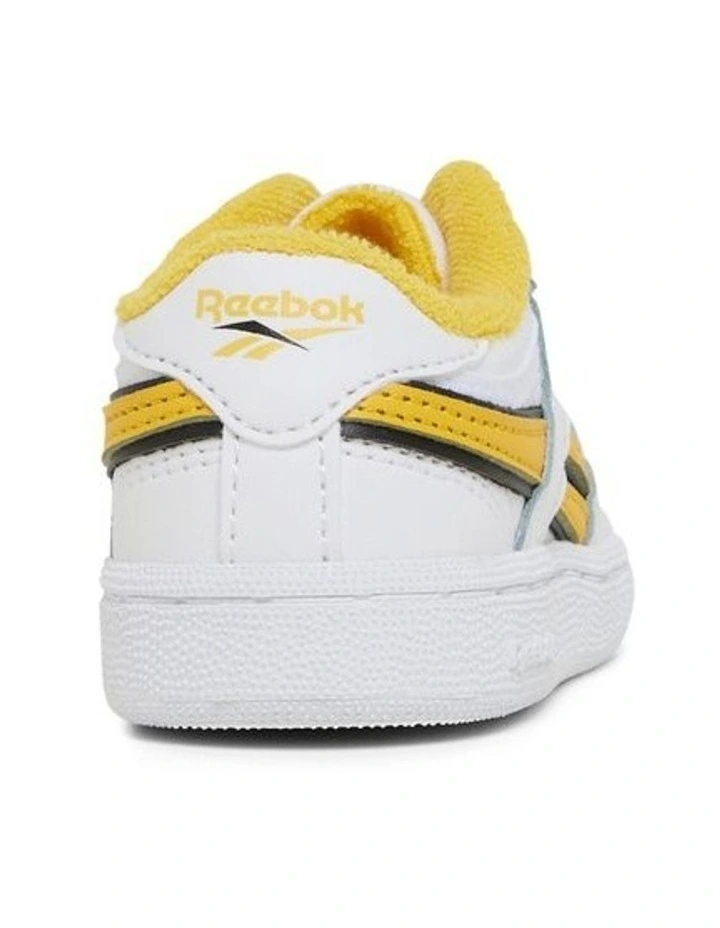 Club C Revenge Sneakers in White/Yellow image 2