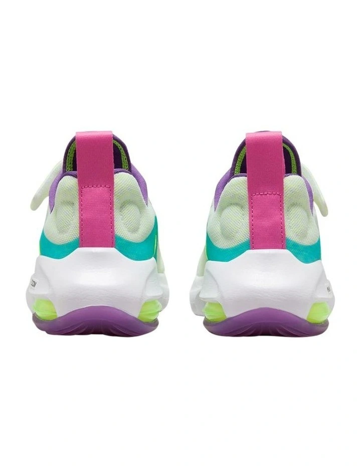 Air Zoom Arcadia 2 SE Pre-School Sport Shoes in White/Purple Cosmos image 3