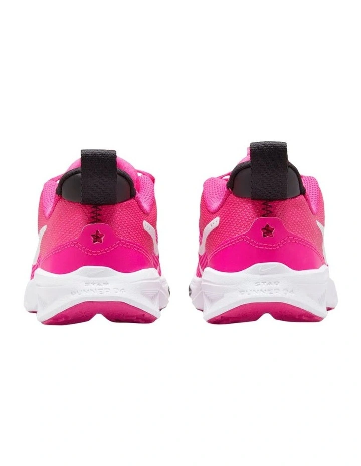 Star Runner 4 Nn Pre-School Sport Shoe in Pink image 3