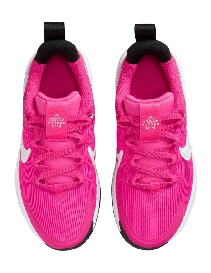 Star Runner 4 Nn Pre-School Sport Shoe in Pink image 5