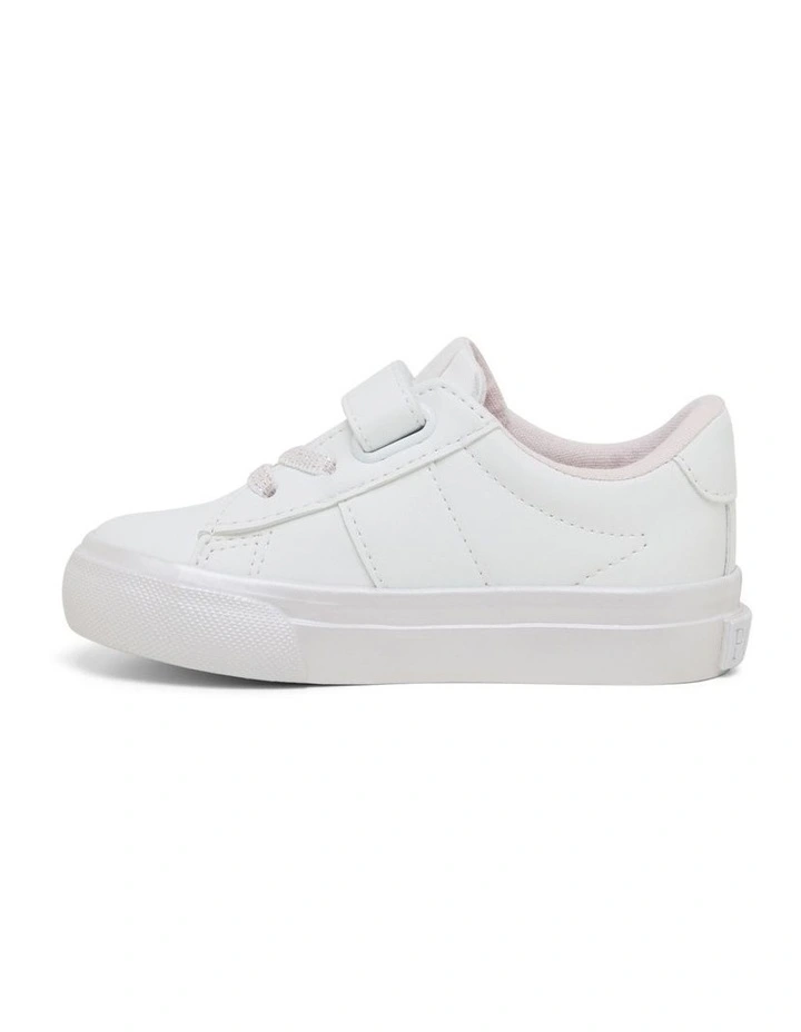 Sayer Pre-School Infant Sneakers in White/Pink Shimmer image 3