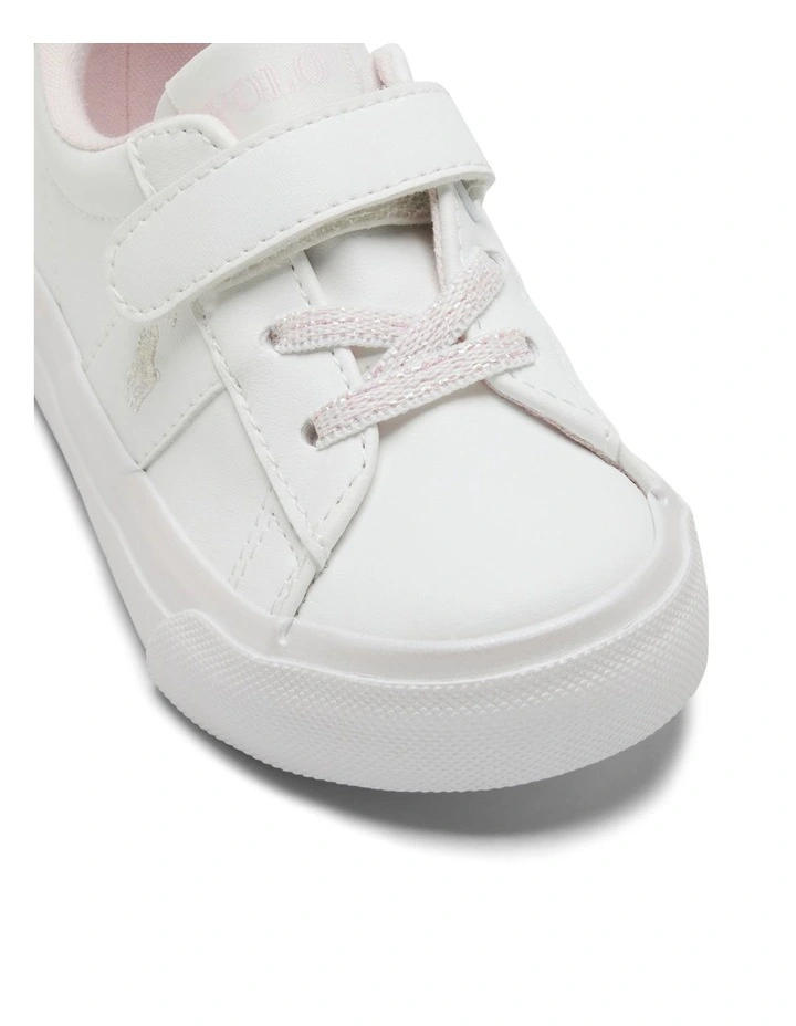 Sayer Pre-School Infant Sneakers in White/Pink Shimmer image 4