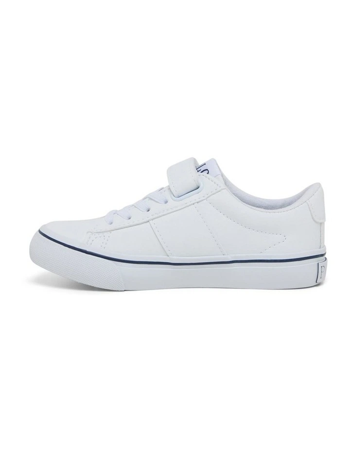 Sayer Pre-School Youth Sneakers in White image 3