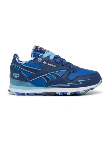Classic Leather Step N Flash Sneakers in Blue