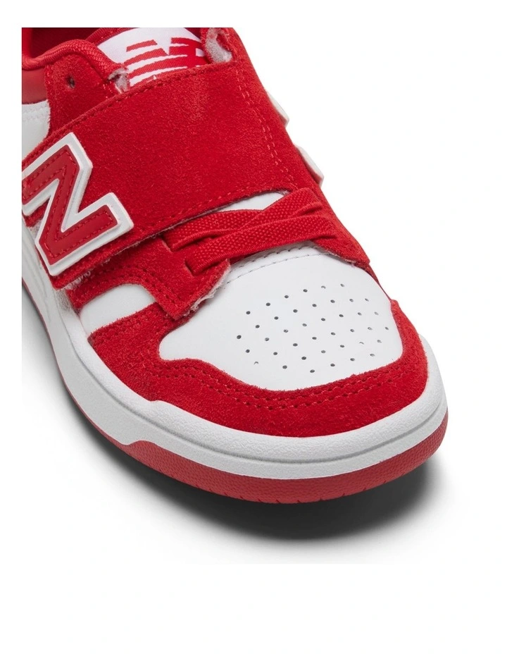 480 V1 Self-Fastening Pre-School Sneakers in Red image 4