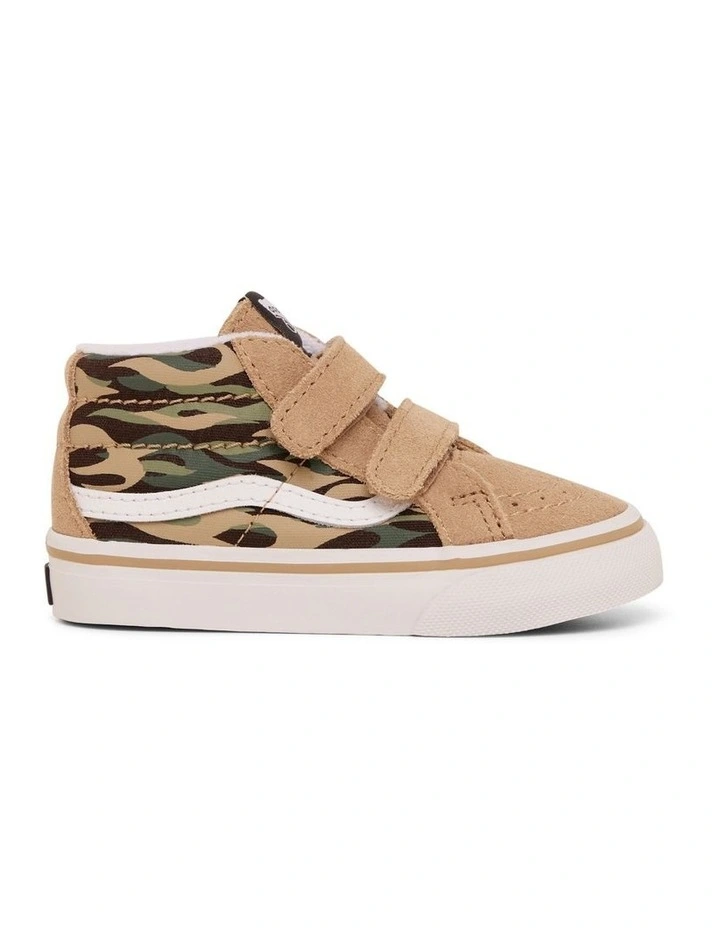 SK8-Mid Reissue Flame V Infant Sneakers in Brown image 1