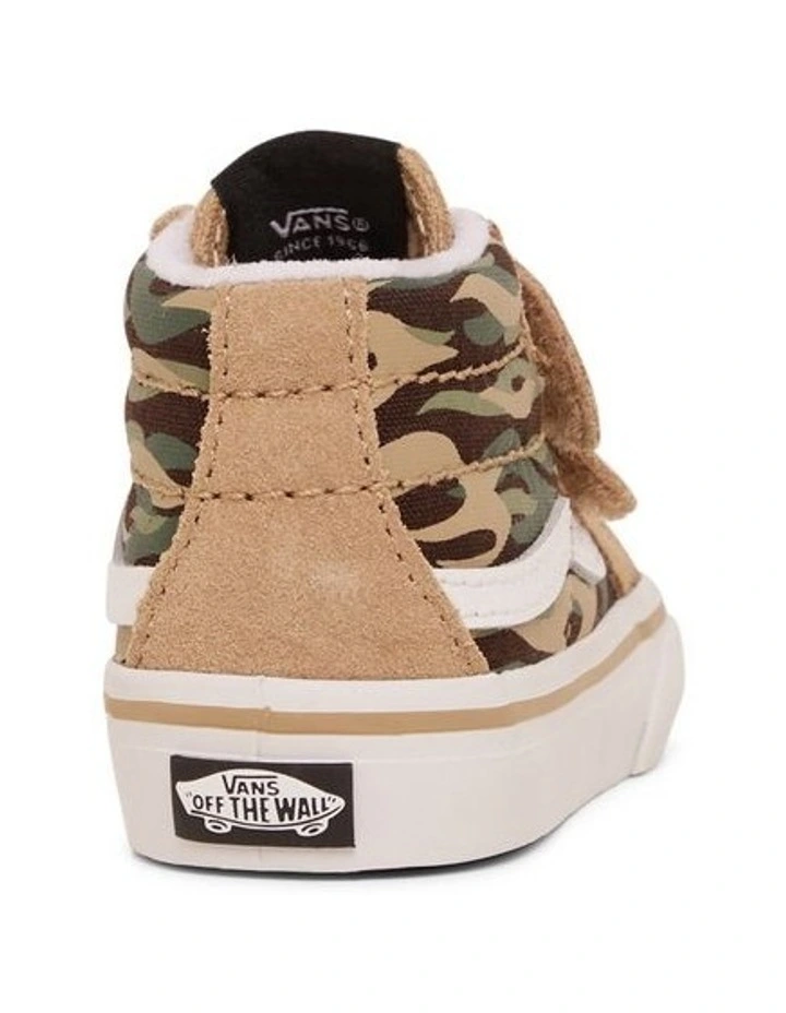 SK8-Mid Reissue Flame V Infant Sneakers in Brown image 2