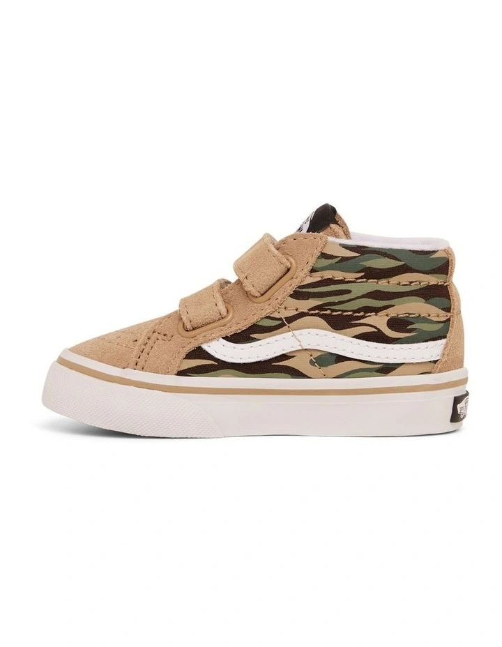 SK8-Mid Reissue Flame V Infant Sneakers in Brown image 3