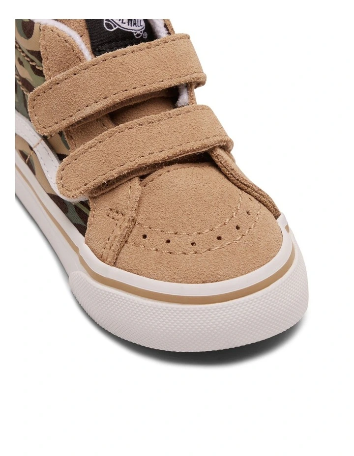 SK8-Mid Reissue Flame V Infant Sneakers in Brown image 4