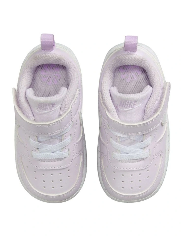 Court Borough Low Recraft Infant Sneakers in Grape image 5