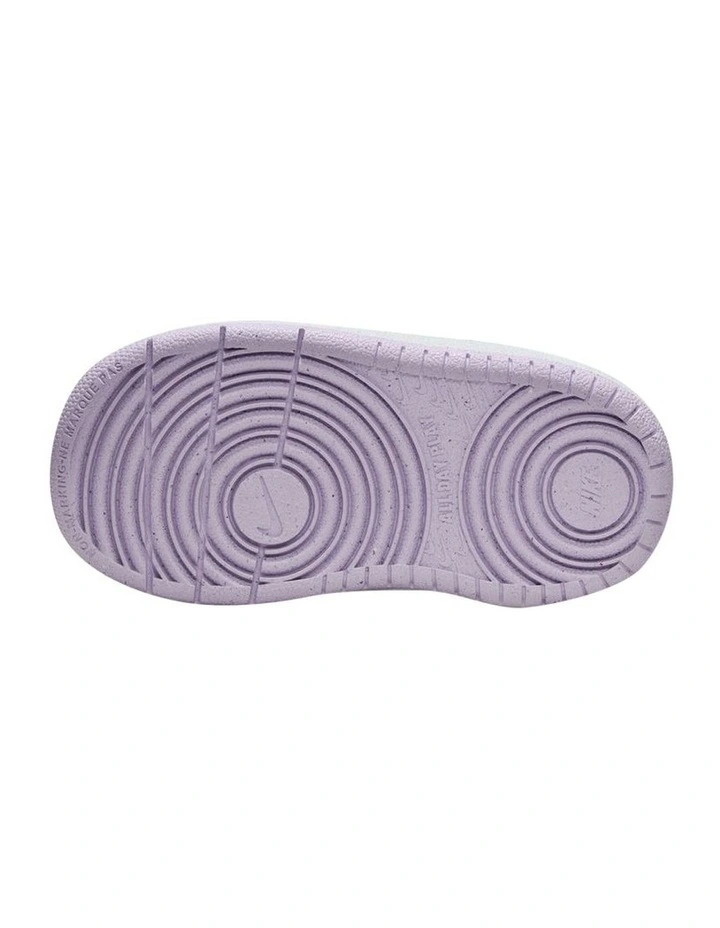 Court Borough Low Recraft Infant Sneakers in Grape image 6