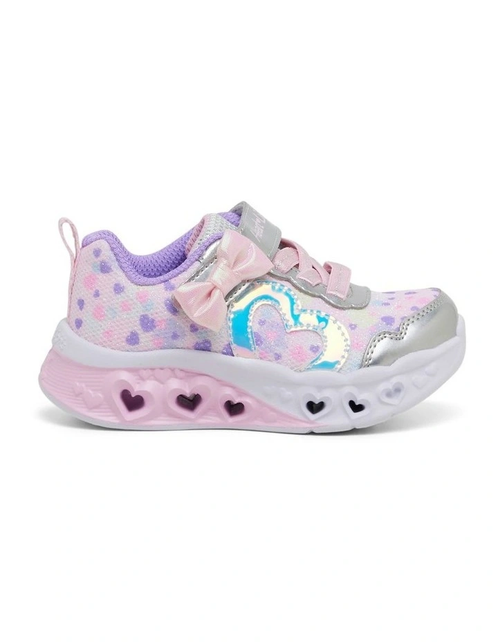 Infinite Heart Lights Sneakers in Silver Multi image 1