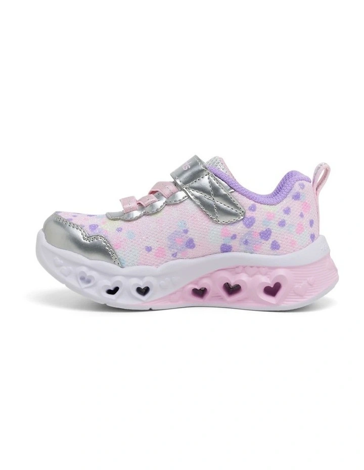 Infinite Heart Lights Sneakers in Silver Multi image 2