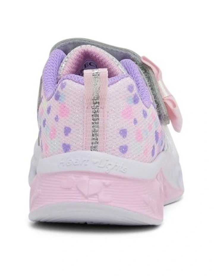 Infinite Heart Lights Sneakers in Silver Multi image 3