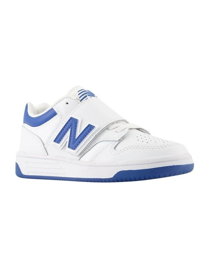 480 V1 Self-Fastening Pre-School Sneakers in White image 4