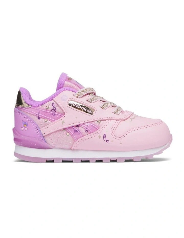 Classic Leather Step N Flash Sneakers in Pink image 1