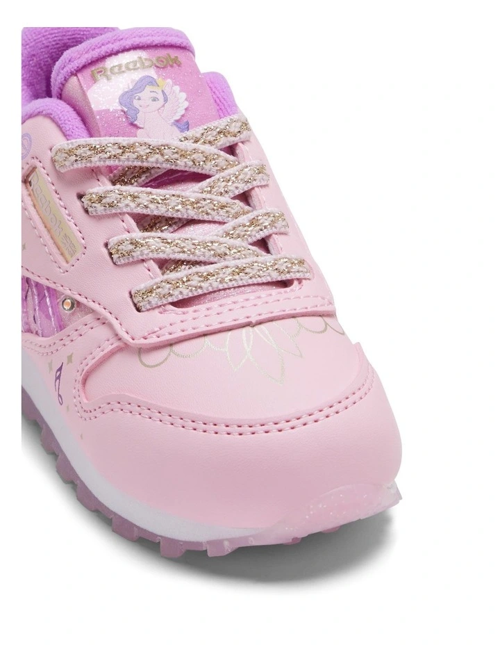 Classic Leather Step N Flash Sneakers in Pink image 4