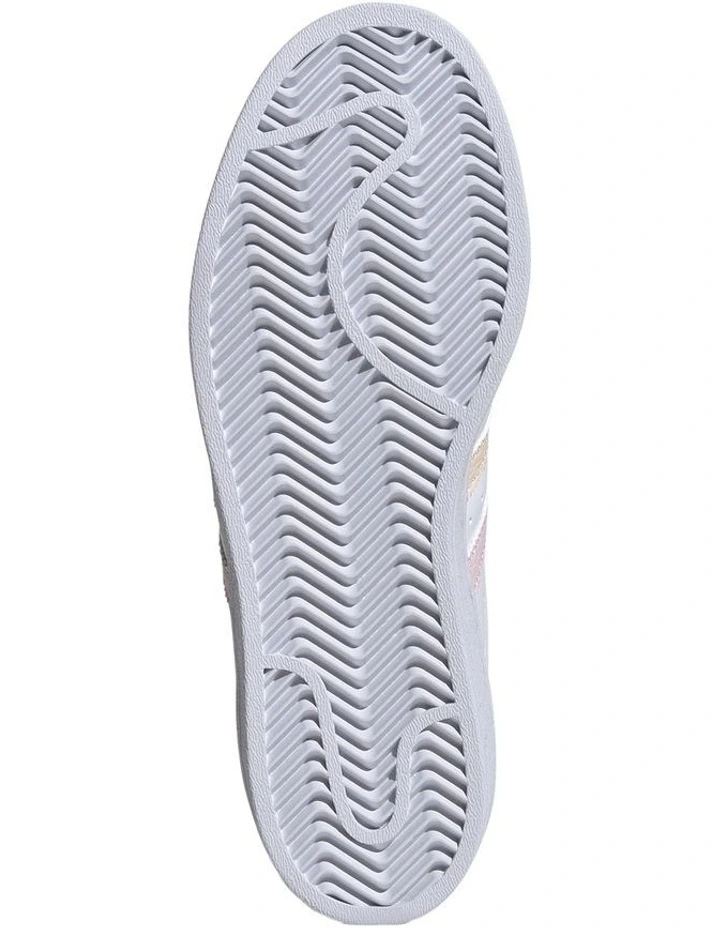 Superstar Foundation Grade School Sneakers in White image 4