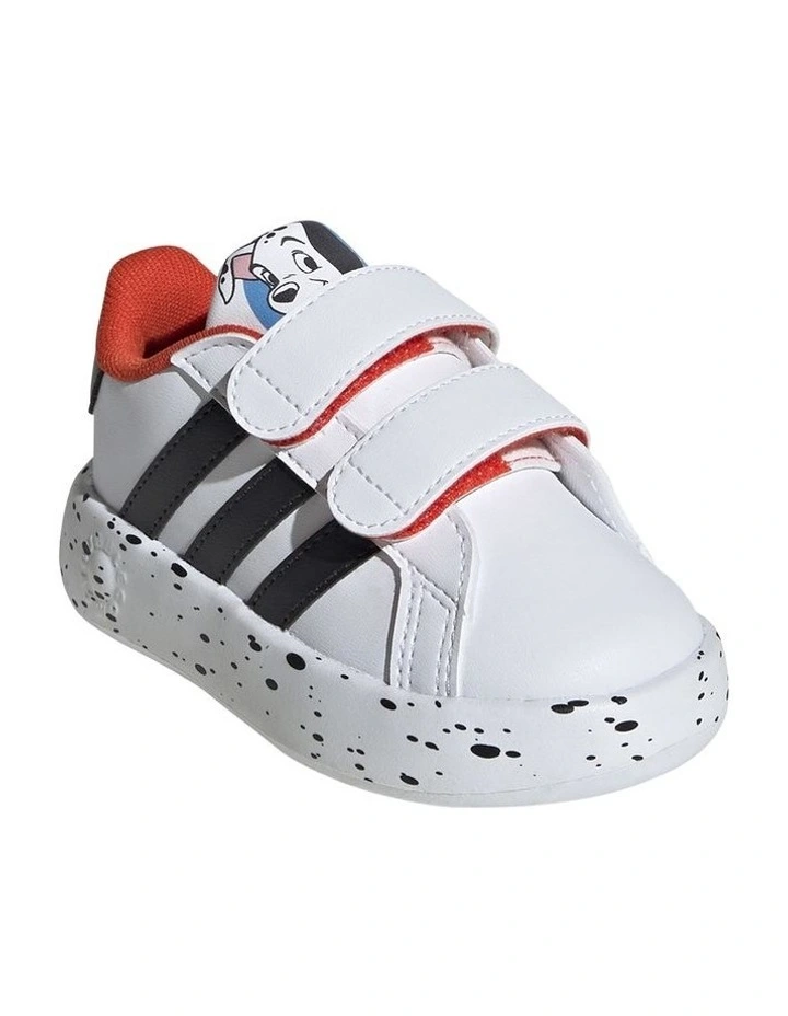 Grand Court 2.0 101 Self-Fastening Infant Sneakers in White image 3