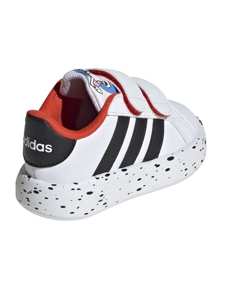 Grand Court 2.0 101 Self-Fastening Infant Sneakers in White image 5