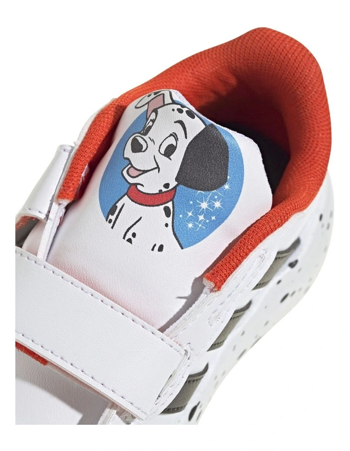 Grand Court 2.0 101 Self-Fastening Infant Sneakers in White image 6