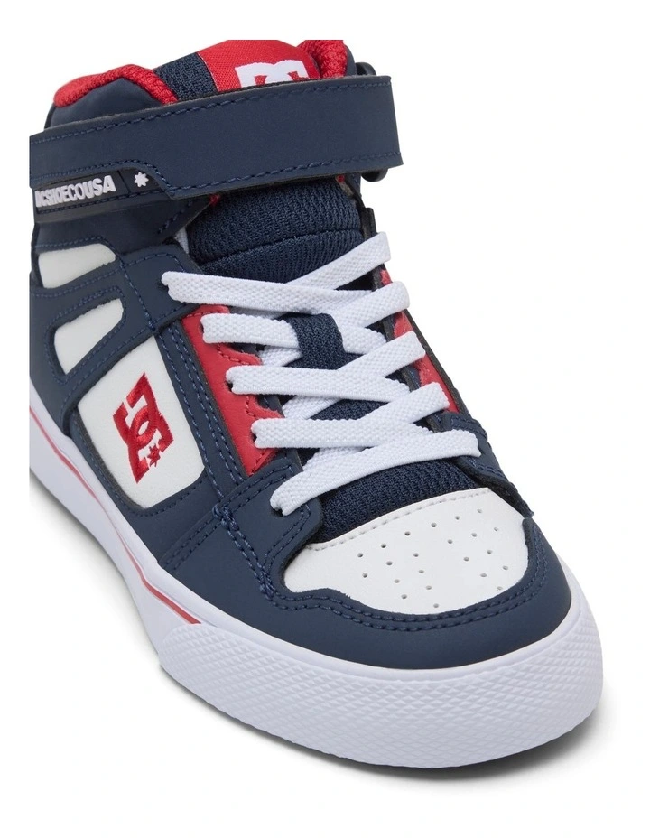 Pure High-Top Ev Sneakers in Navy image 4