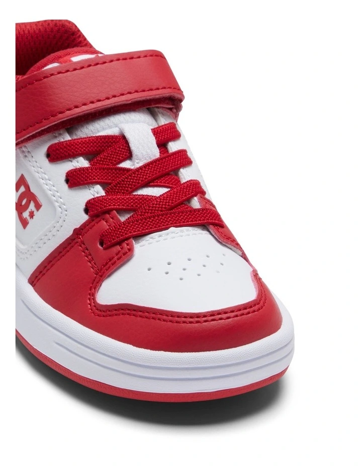 Manteca 4 V Sn Sneakers in White/Red image 4