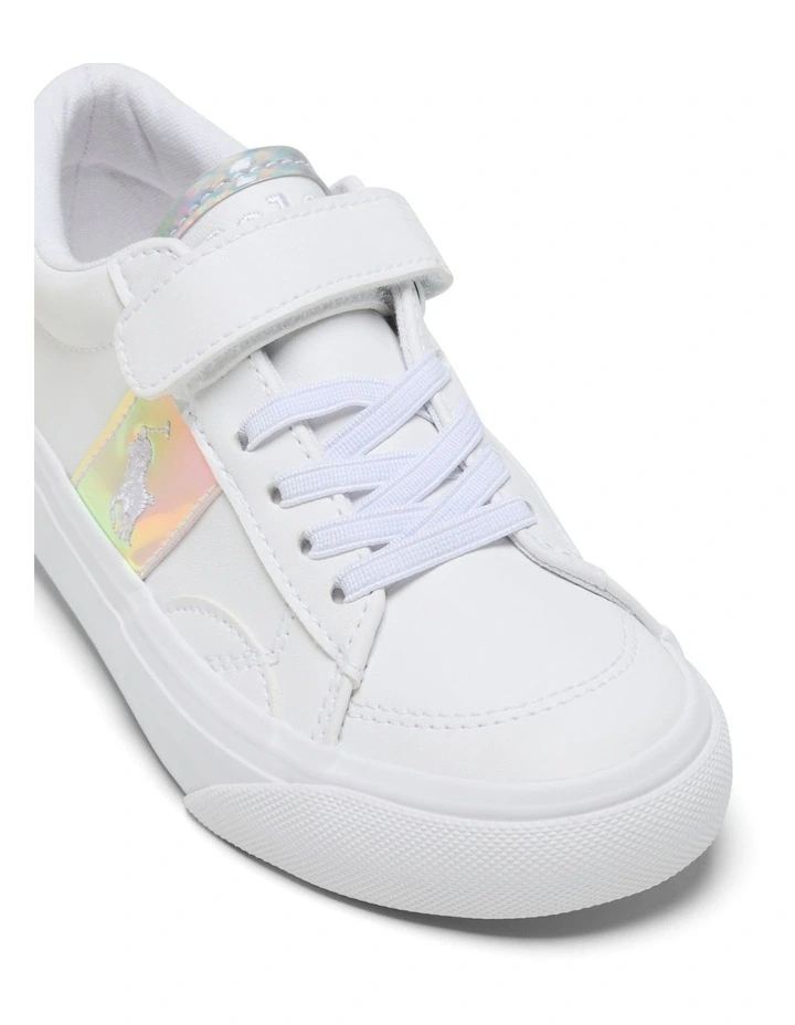 Riley Pre-School Youth Sneakers in Blk/White image 4