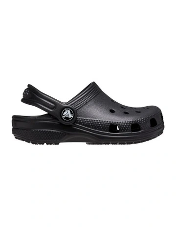 Classic Clog Youth Beach Sandals in Black