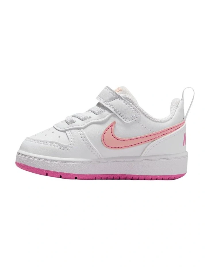 Court Borough Low Recraft Infant Sneakers in White image 2