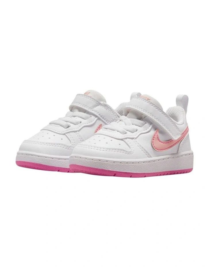 Court Borough Low Recraft Infant Sneakers in White image 3