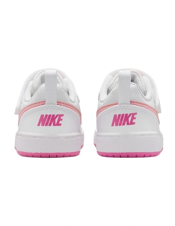 Court Borough Low Recraft Infant Sneakers in White image 5