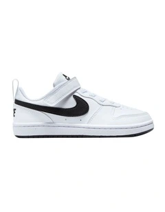 Court Borough Low Recraft Pre-School Sneakers in White