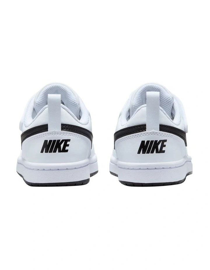 Court Borough Low Recraft Pre-School Sneakers in White image 3