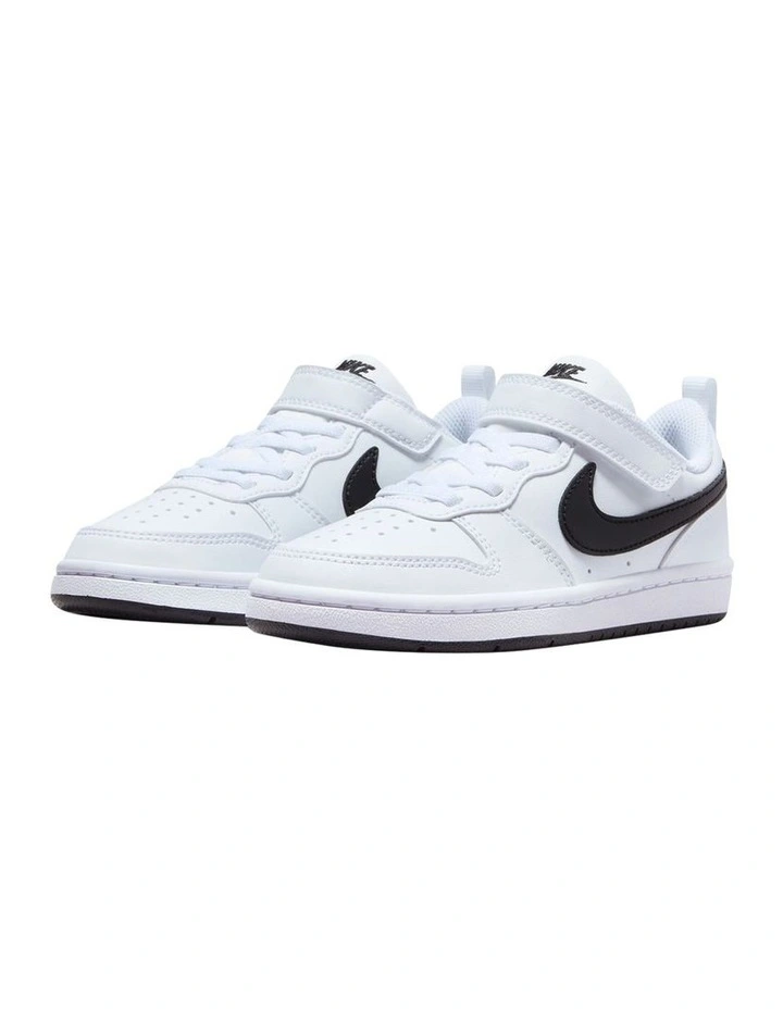 Court Borough Low Recraft Pre-School Sneakers in White image 4