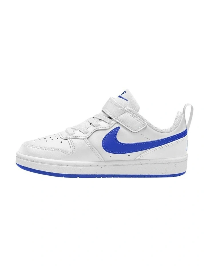 Court Borough Low Recraft Pre-School Sneakers in White image 2