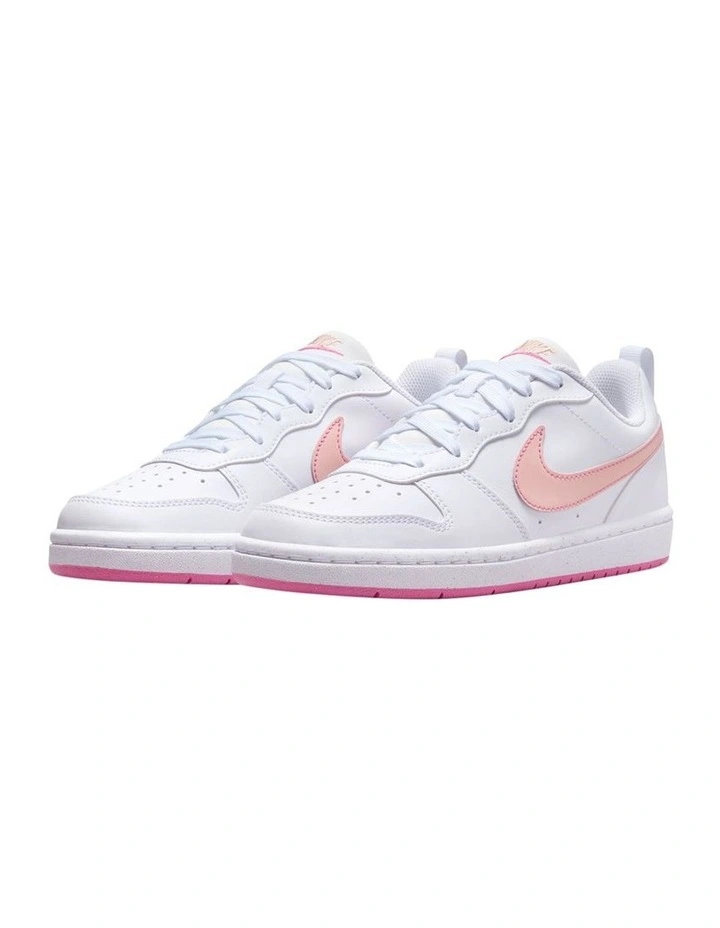 Court Borough Low Rc Grade School Sneakers in White image 3