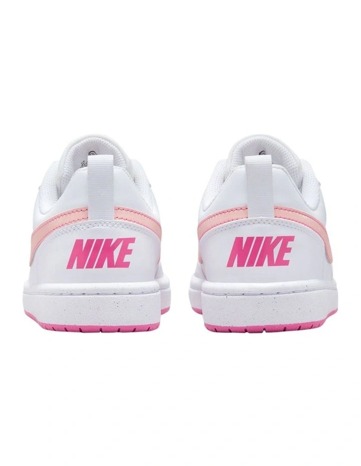 Court Borough Low Rc Grade School Sneakers in White image 5