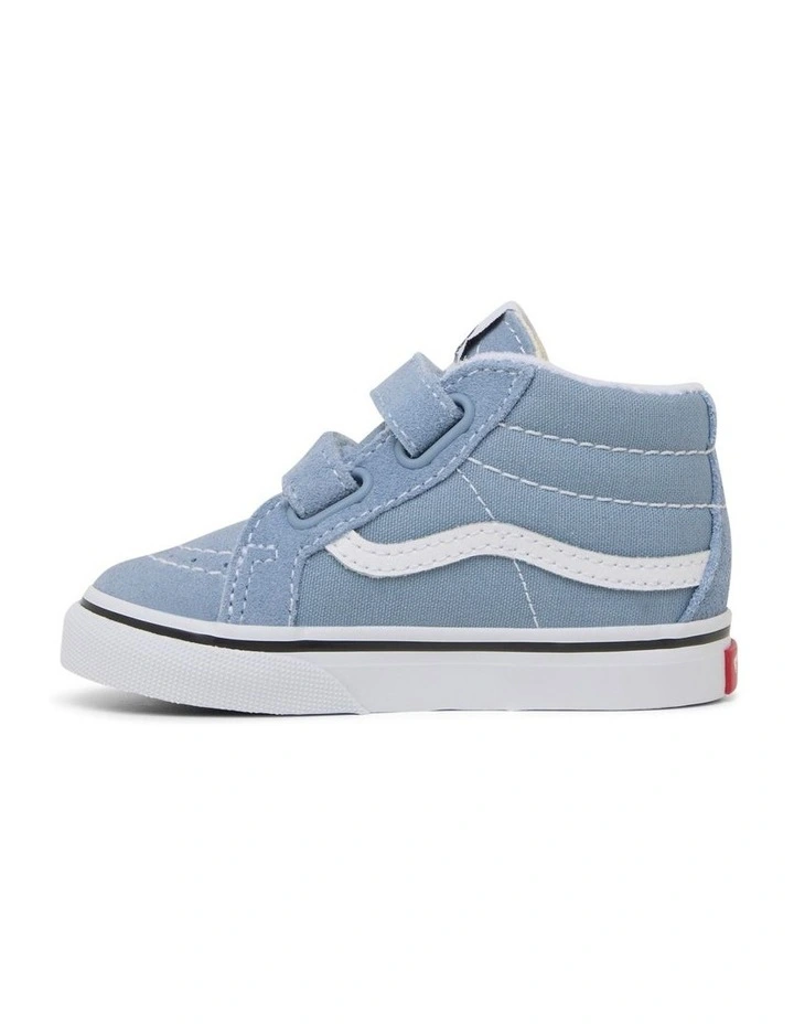 Sk8-Mid Reissue V Infant Sneakers in Dusty Blue image 2
