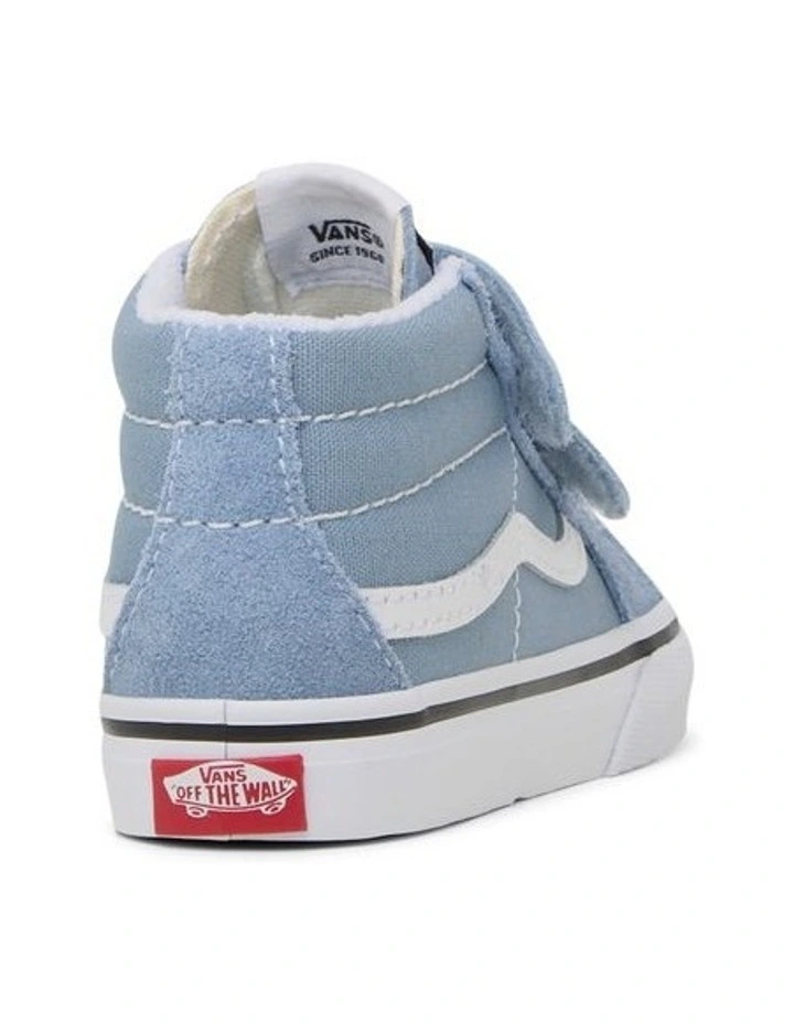 Sk8-Mid Reissue V Infant Sneakers in Dusty Blue image 3