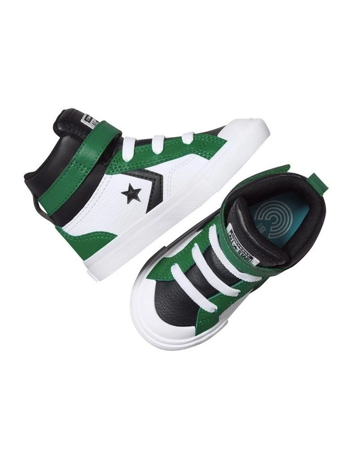 Pro Blaze Strap Infant Sneakers in White image 3