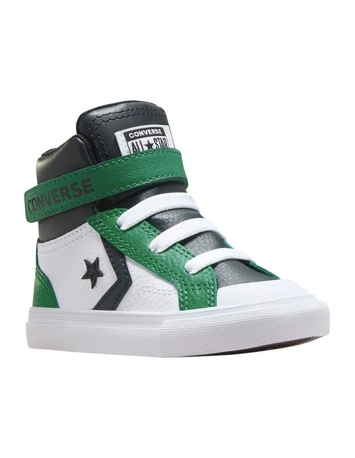 Pro Blaze Strap Infant Sneakers in White image 4