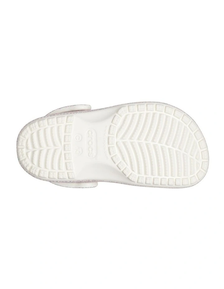 Classic Glitter Clog Infant Beach Sandals in Grey image 6
