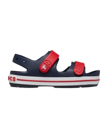 Crocband Cruiser Sandal Youth Beach Sandals in Navy